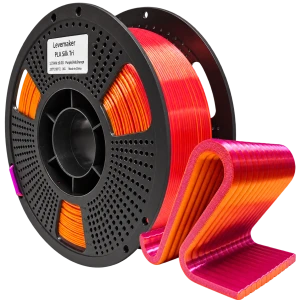 Filament Levemaker PLA Silk Tri Purple, Orange & Red 1kg  1,75 mm